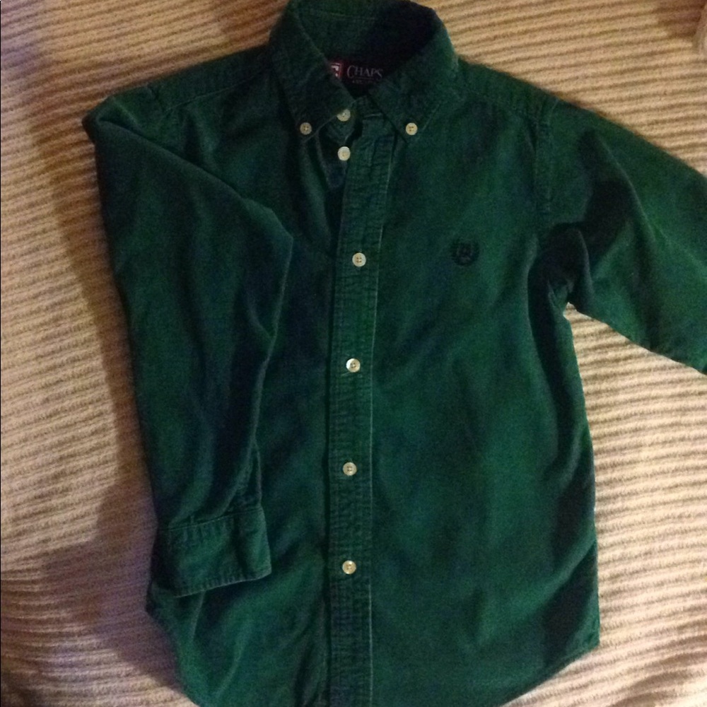 CHAPS Green dress shirt